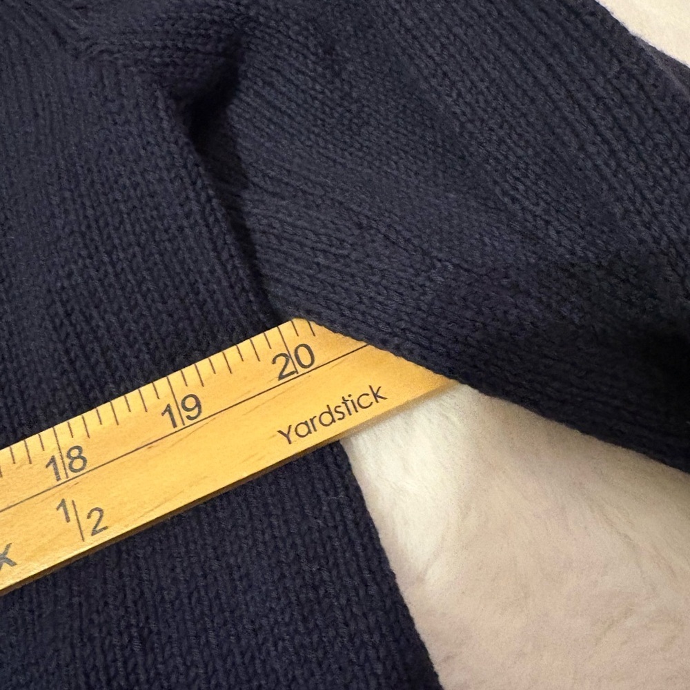 J. Jill Navy Anchor Cardigan sze small beach nautical - Picture 8 of 10